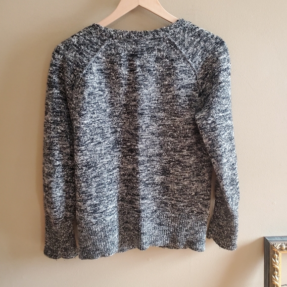 *Gray J. Crew button cardigan sweater sz - Picture 4 of 6